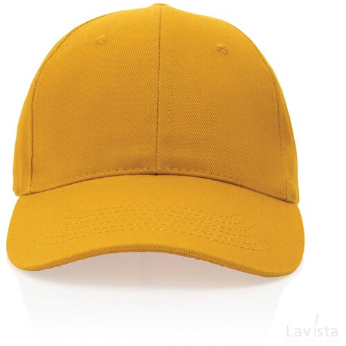Impact AWARE™ 6 panel 280gr gerecycled katoenen cap geel