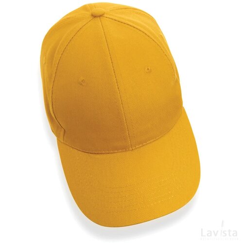 Impact AWARE™ 6 panel 280gr gerecycled katoenen cap geel