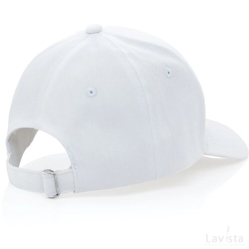 Impact AWARE™ 6 panel 280gr gerecycled katoenen cap wit