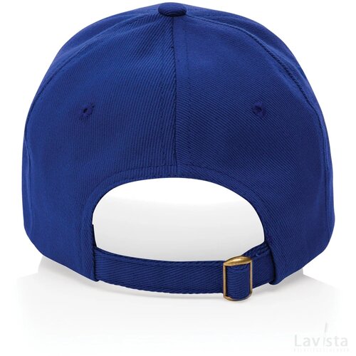 Impact AWARE™ 6 panel 280gr gerecycled katoenen cap blauw