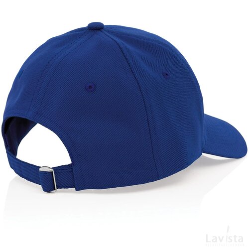 Impact AWARE™ 6 panel 280gr gerecycled katoenen cap blauw