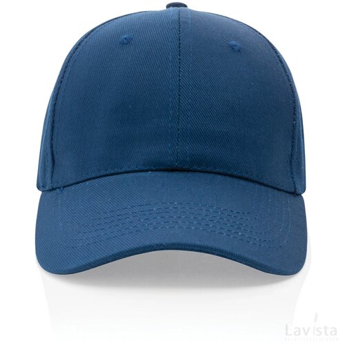 Impact AWARE™ 6 panel 280gr gerecycled katoenen cap donkerblauw