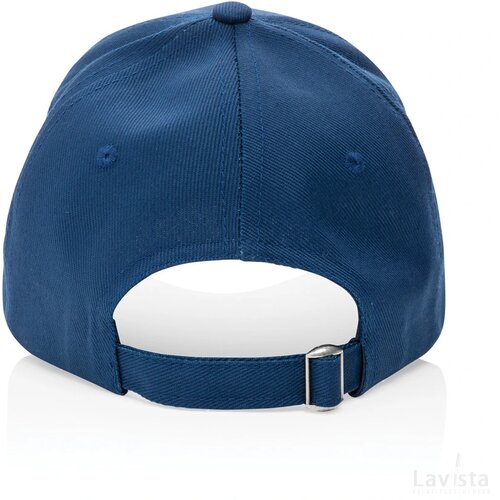 Impact AWARE™ 6 panel 280gr gerecycled katoenen cap donkerblauw
