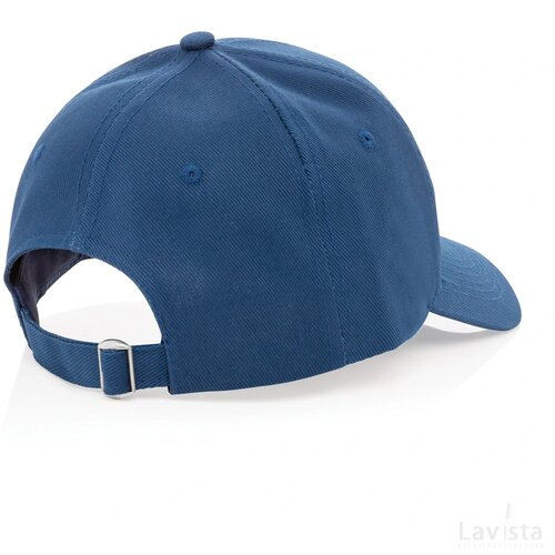 Impact AWARE™ 6 panel 280gr gerecycled katoenen cap donkerblauw