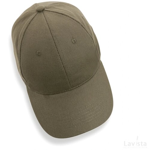 Impact AWARE™ 6 panel 280gr gerecycled katoenen cap groen