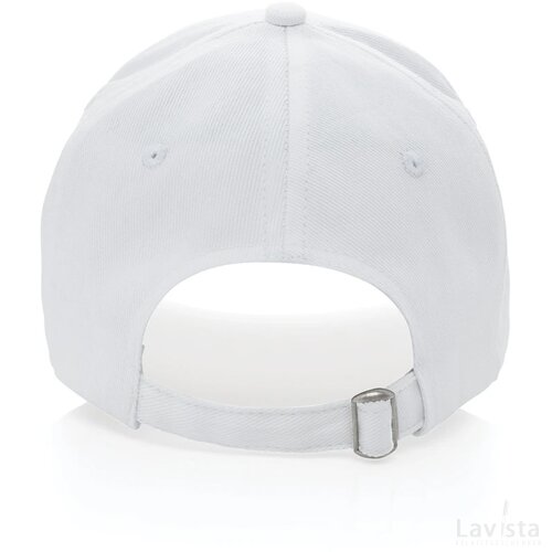 Impact AWARE™ 5 panel 280gr recycled katoenen cap wit