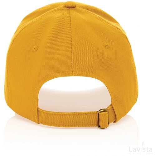 Impact AWARE™ 5 panel 280gr recycled katoenen cap geel