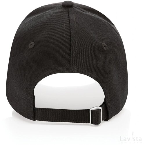 Impact AWARE™ 5 panel 280gr recycled katoenen cap zwart