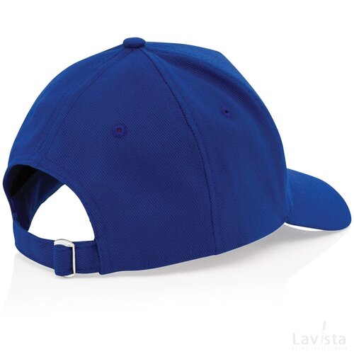 Impact AWARE™ 5 panel 280gr recycled katoenen cap blauw
