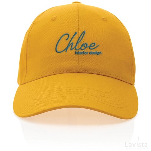 Impact AWARE™ 6 panel 190gr gerecycled katoenen cap geel