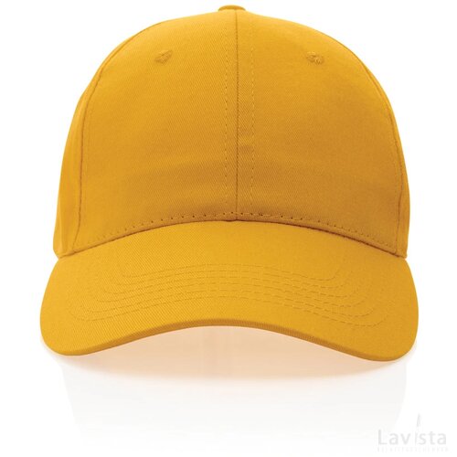 Impact AWARE™ 6 panel 190gr gerecycled katoenen cap geel