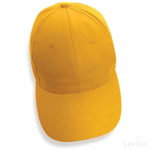 Impact AWARE™ 6 panel 190gr gerecycled katoenen cap geel