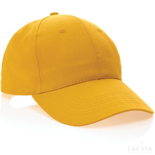Impact AWARE™ 6 panel 190gr gerecycled katoenen cap geel