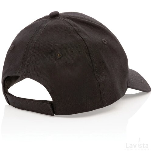 Impact AWARE™ 6 panel 190gr gerecycled katoenen cap zwart