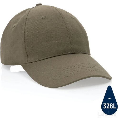 Impact AWARE™ 6 panel 190gr gerecycled katoenen cap groen