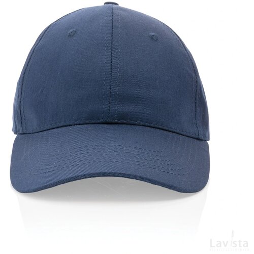 Impact AWARE™ 6 panel 190gr gerecycled katoenen cap donkerblauw