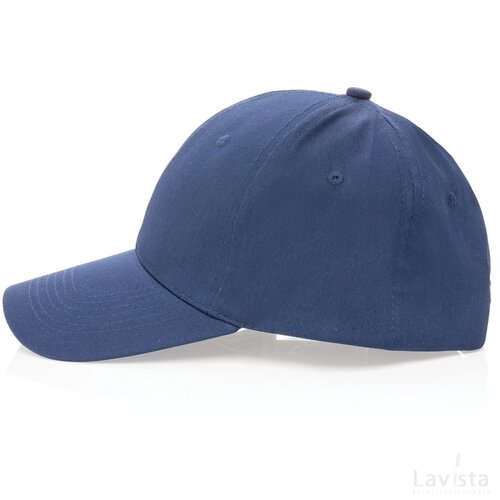 Impact AWARE™ 6 panel 190gr gerecycled katoenen cap donkerblauw