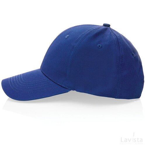 Impact AWARE™ 6 panel 190gr gerecycled katoenen cap blauw