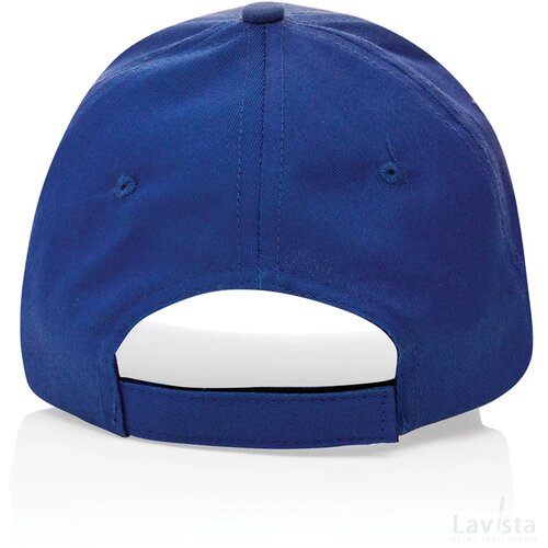 Impact AWARE™ 6 panel 190gr gerecycled katoenen cap blauw