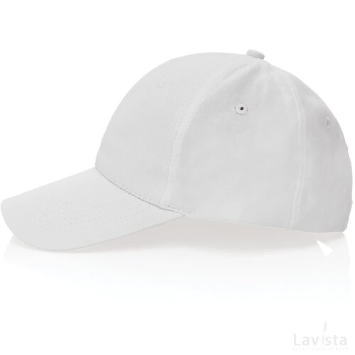 Impact AWARE™ 6 panel 190gr gerecycled katoenen cap wit
