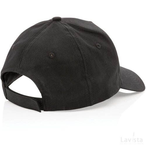 Impact AWARE™ 5 panel 190gr gerecycled katoenen cap zwart