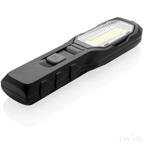 Heavy duty werklamp met COB zwart