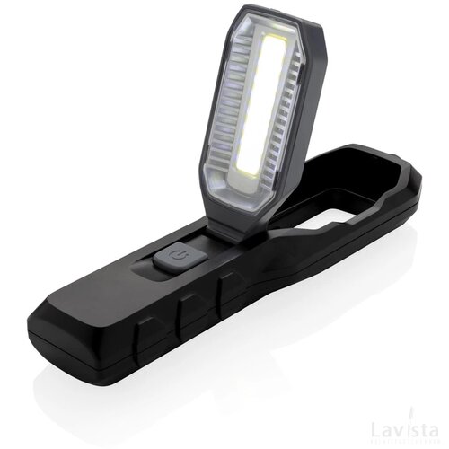 Heavy duty werklamp met COB zwart