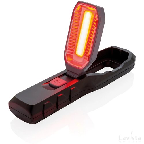 Heavy duty werklamp met COB zwart