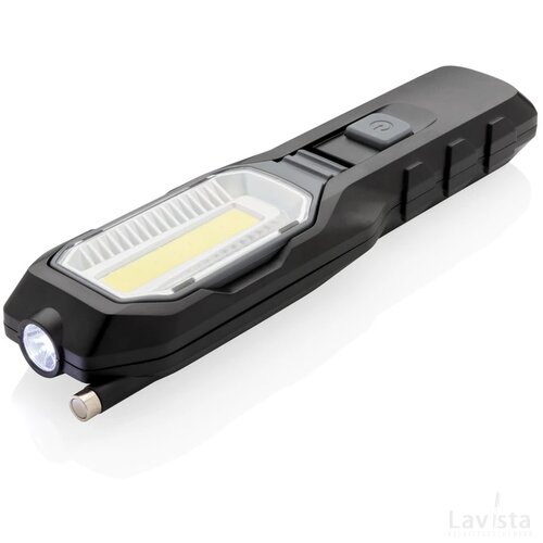 Heavy duty werklamp met COB zwart