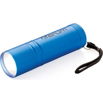 COB zaklamp blauw