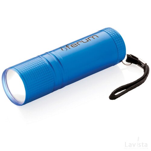 COB zaklamp blauw