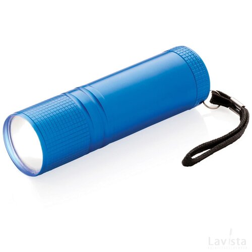 COB zaklamp blauw