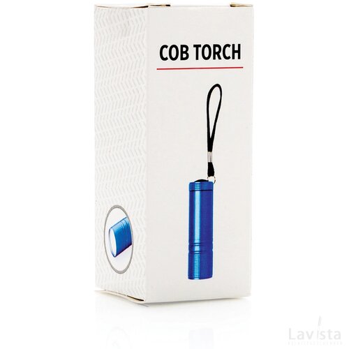 COB zaklamp blauw
