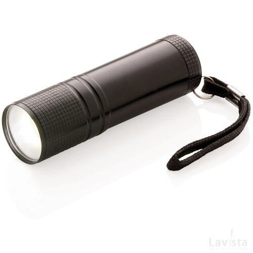 COB zaklamp zwart