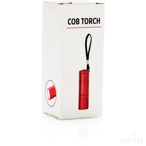 COB zaklamp rood