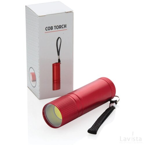 COB zaklamp rood