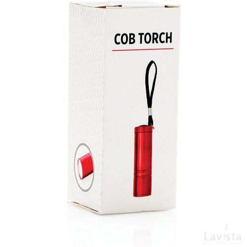COB zaklamp rood