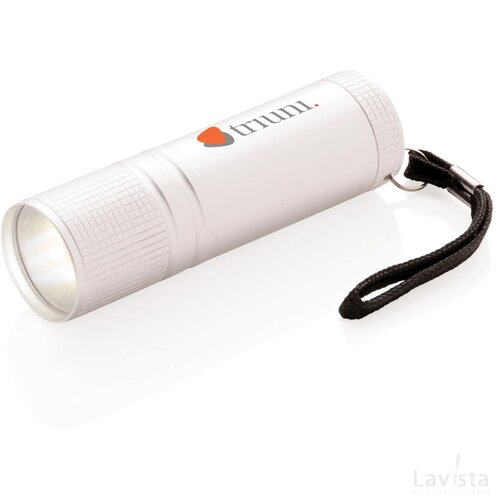 COB zaklamp zilver