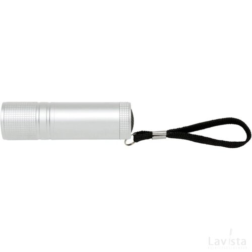 COB zaklamp zilver