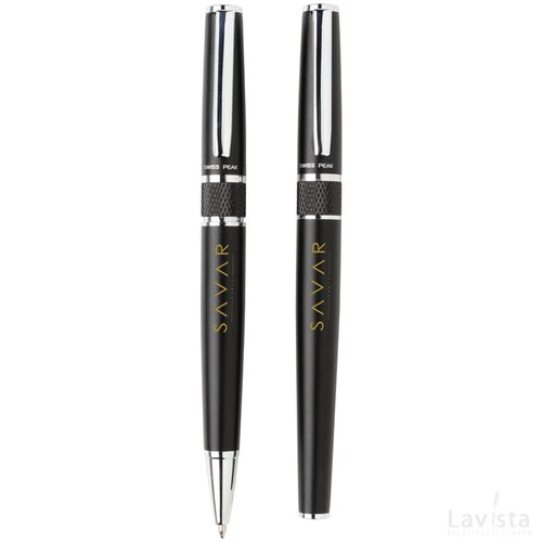 Swiss Peak deluxe pen set zwart