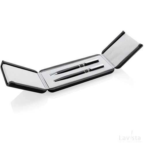 Swiss Peak deluxe pen set zwart