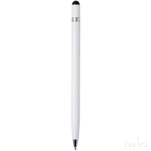 Simplistic metalen pen wit