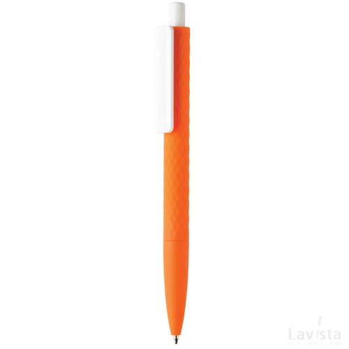 X3 pen smooth touch oranje, wit