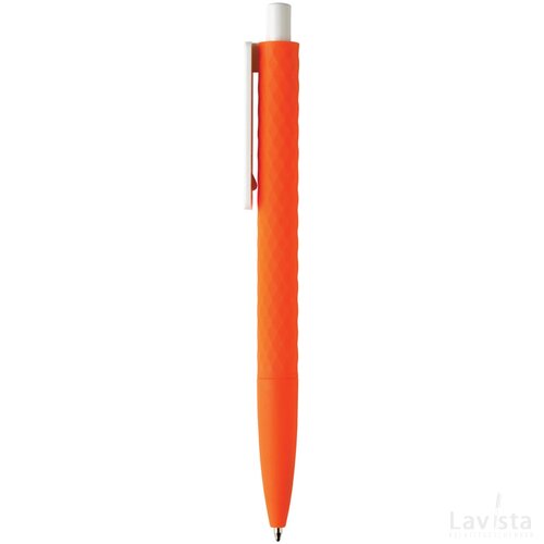 X3 pen smooth touch oranje, wit