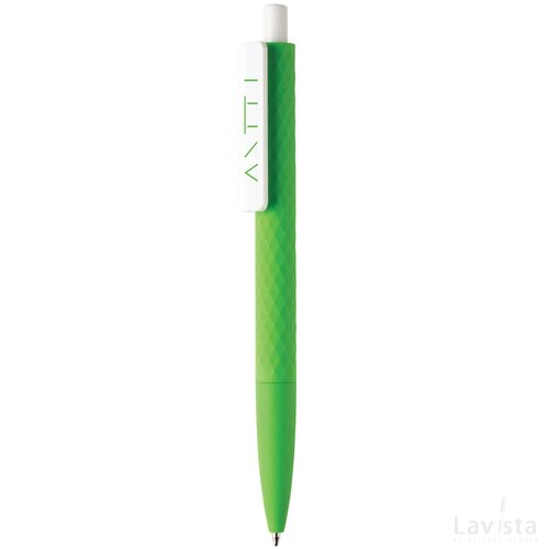 X3 pen smooth touch groen, wit