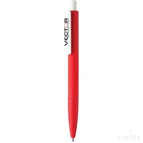 X3 pen smooth touch rood, wit