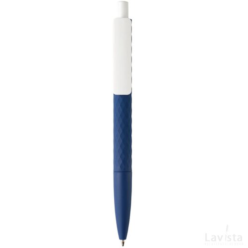 X3 pen smooth touch donkerblauw, wit