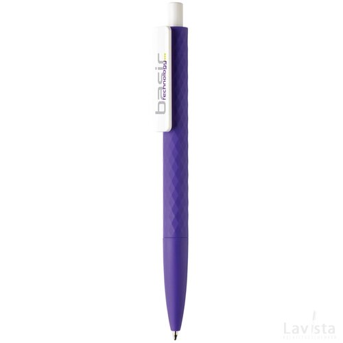X3 pen smooth touch paars, wit