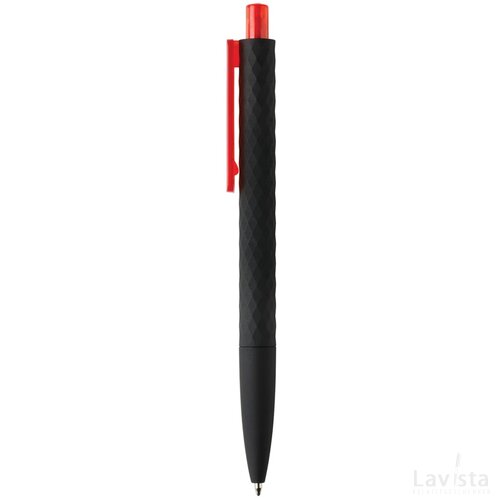 X3 zwart smooth touch pen rood, zwart