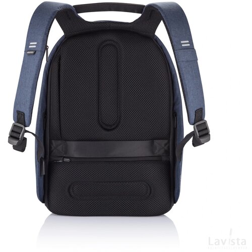 Bobby Hero Regular, anti-diefstal rugzak donkerblauw, zwart
